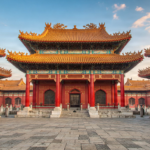 Forbidden City in Beijing, architectural detail, premium travel photography